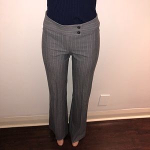Grey/white pin-stripped dress pants(TALL)